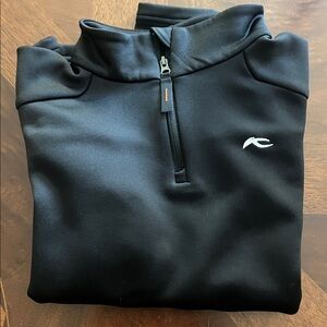 Kjus Black Quarter-Zip Pullover